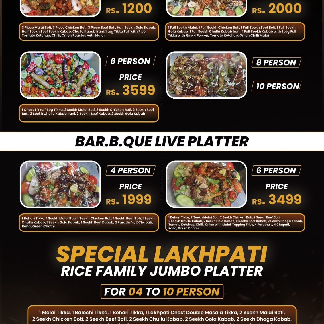 New Lakhpati Roll Point & Bar B.Que | Karachi