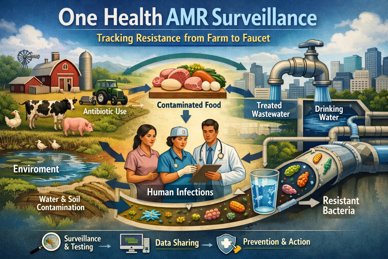 🌍 One Health AMR Surveillance:... - Scientists Academy | Facebook