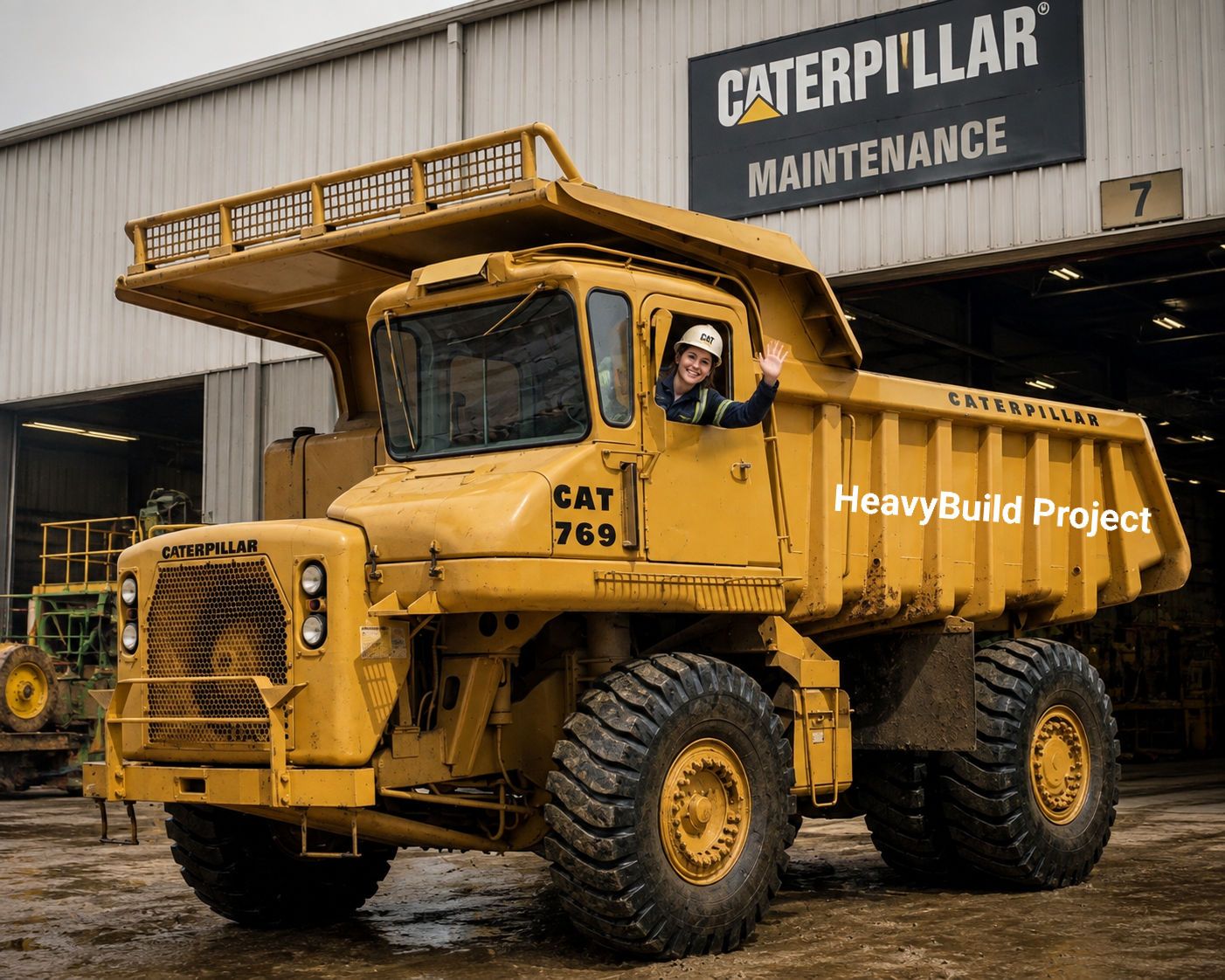 レア 西ドイツ製 Cat CATERPILLAR 769C Truck トラック The launch of the Caterpillar 769C marked a major turning point