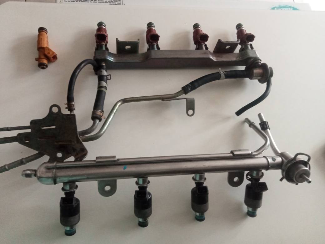 Fuel injection rails with injectors match up different prices that in ...