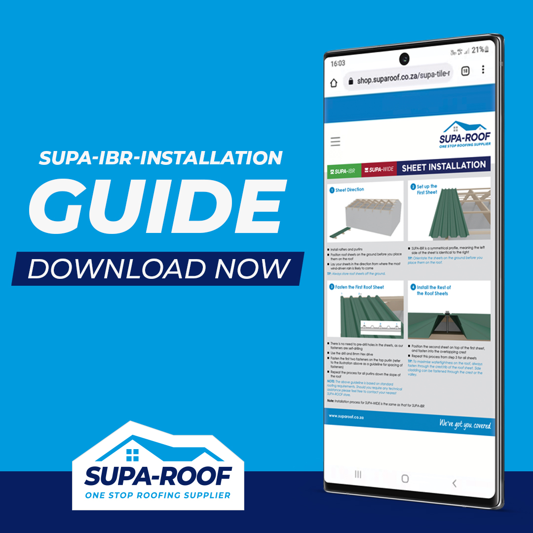 Supa-Roof - Install your new Supa-IBR roof like a pro!...
