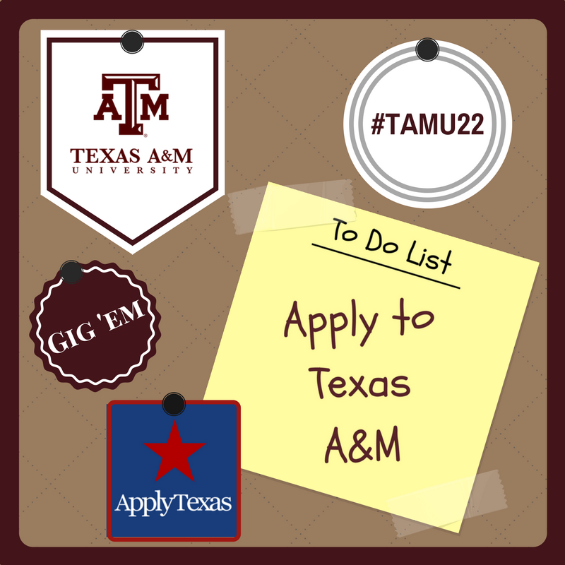 Is applying to @TAMU still on your... - TAMU Class of 2022 | Facebook