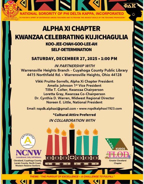 National Sorority of Phi Delta Kappa, Inc. Alpha Xi Chapter