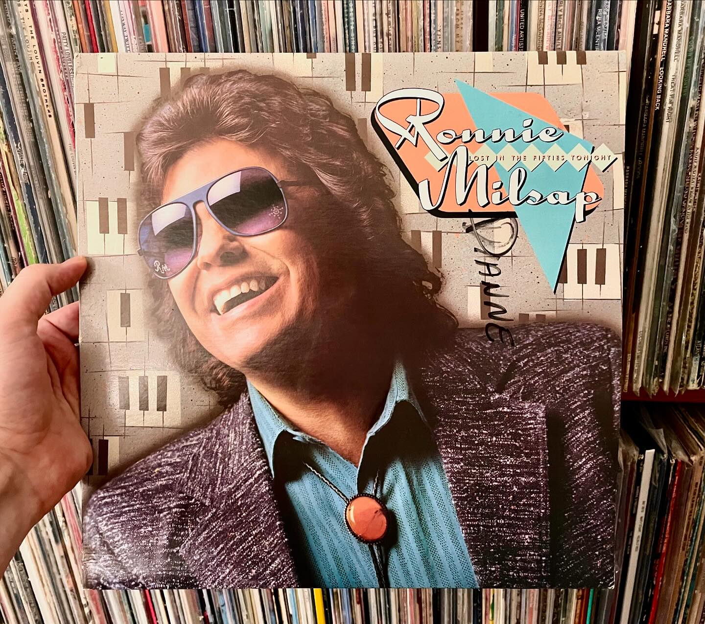 Ronnie Milsap records Lost in the Fifties Tonight