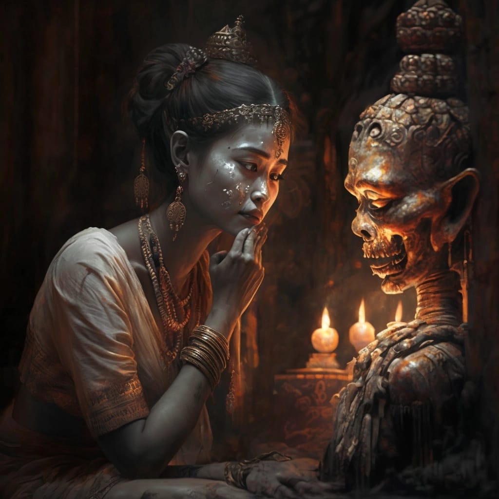 Malice: 女鬼 - The Thai culture has a spiritual tradition...
