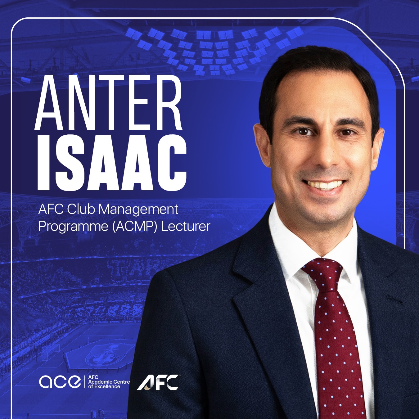 AFC - 🎓 Meet your ACMP lecturer – Mr. Anter Isaac With more than 25 ...