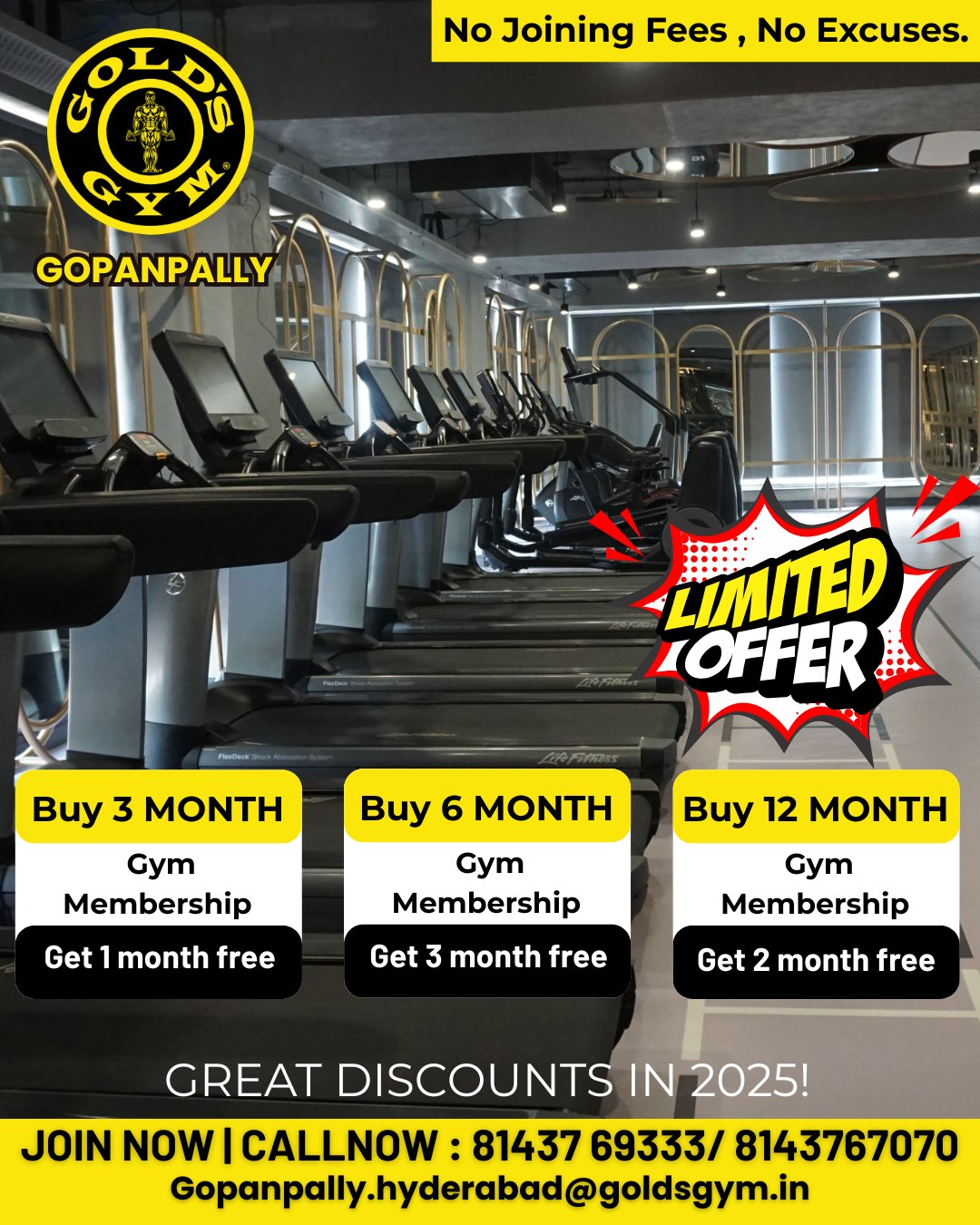 Golds Gym Gopanpalli | Hyderabad