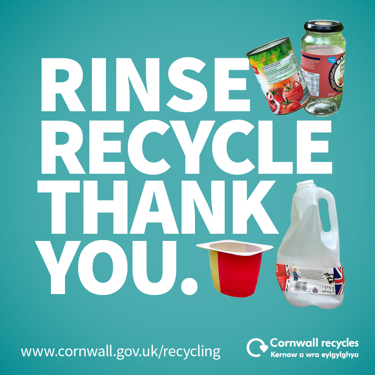 Cornwall - ♻️ Thank you for recycling your yoghurt pots, ice cream tubs ...