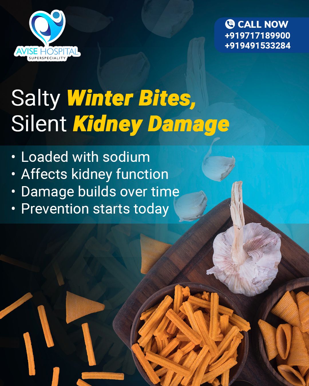 Avise - Salty winter snacks may taste good, but they can quietly harm ...
