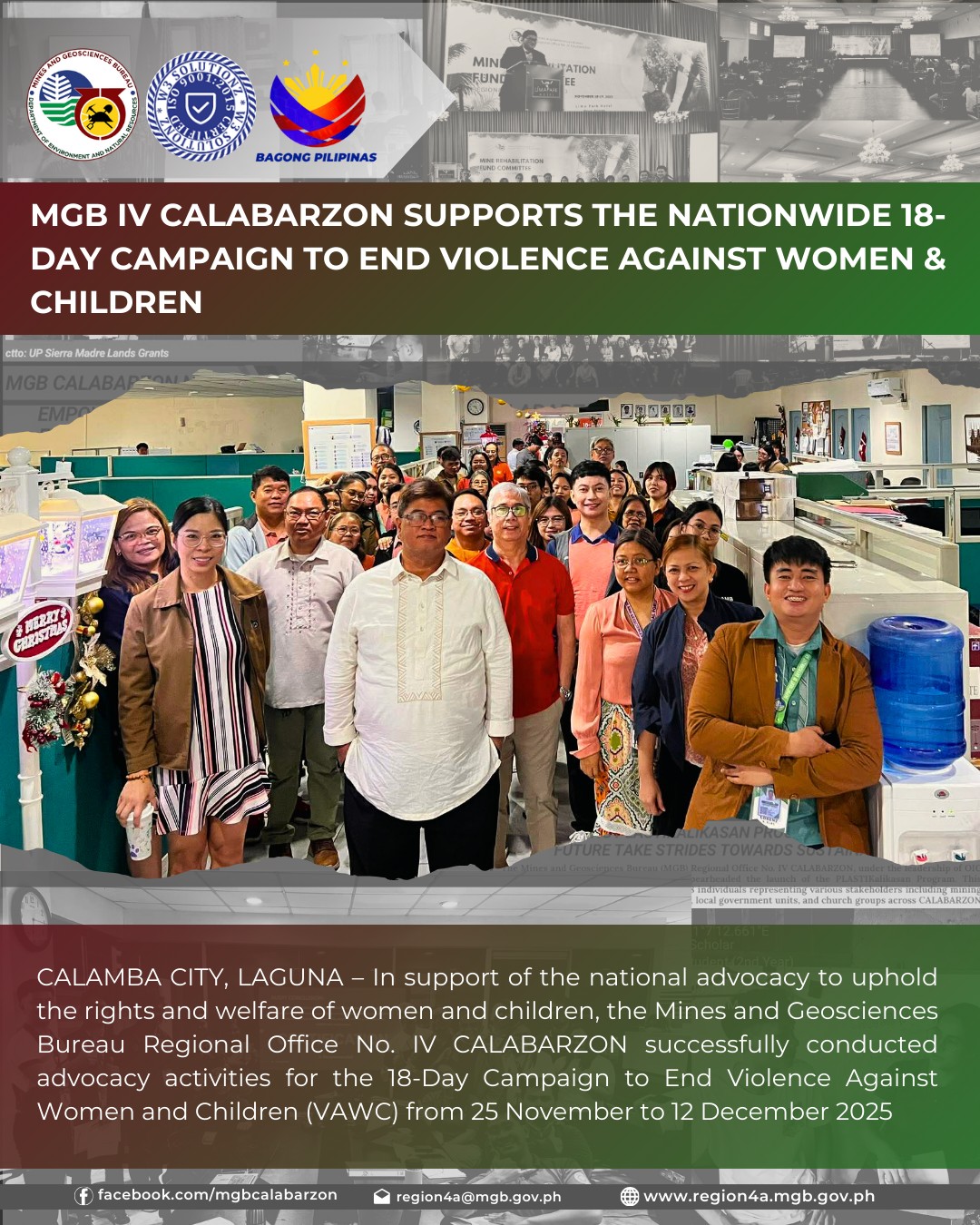 𝗠𝗚𝗕 𝗜𝗩 𝗖𝗔𝗟𝗔𝗕𝗔𝗥𝗭𝗢𝗡 𝗦𝗨𝗣𝗣𝗢𝗥𝗧𝗦 𝗧𝗛𝗘 𝗡𝗔𝗧𝗜𝗢𝗡𝗪𝗜𝗗𝗘 𝟭𝟴-𝗗𝗔𝗬 𝗖𝗔𝗠𝗣𝗔𝗜𝗚𝗡 𝗧𝗢 𝗘𝗡𝗗