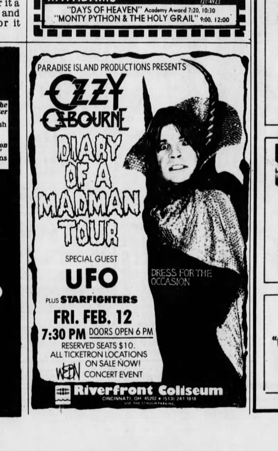On this date in 1982: Guitarist Bernie Torme performed his