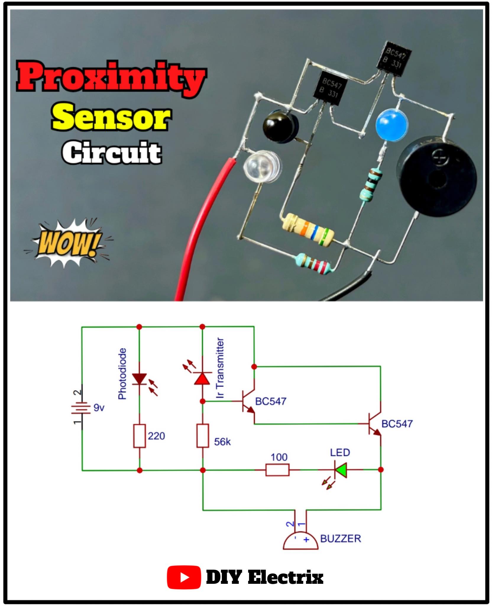 Infrared Distance Sensor Circuit