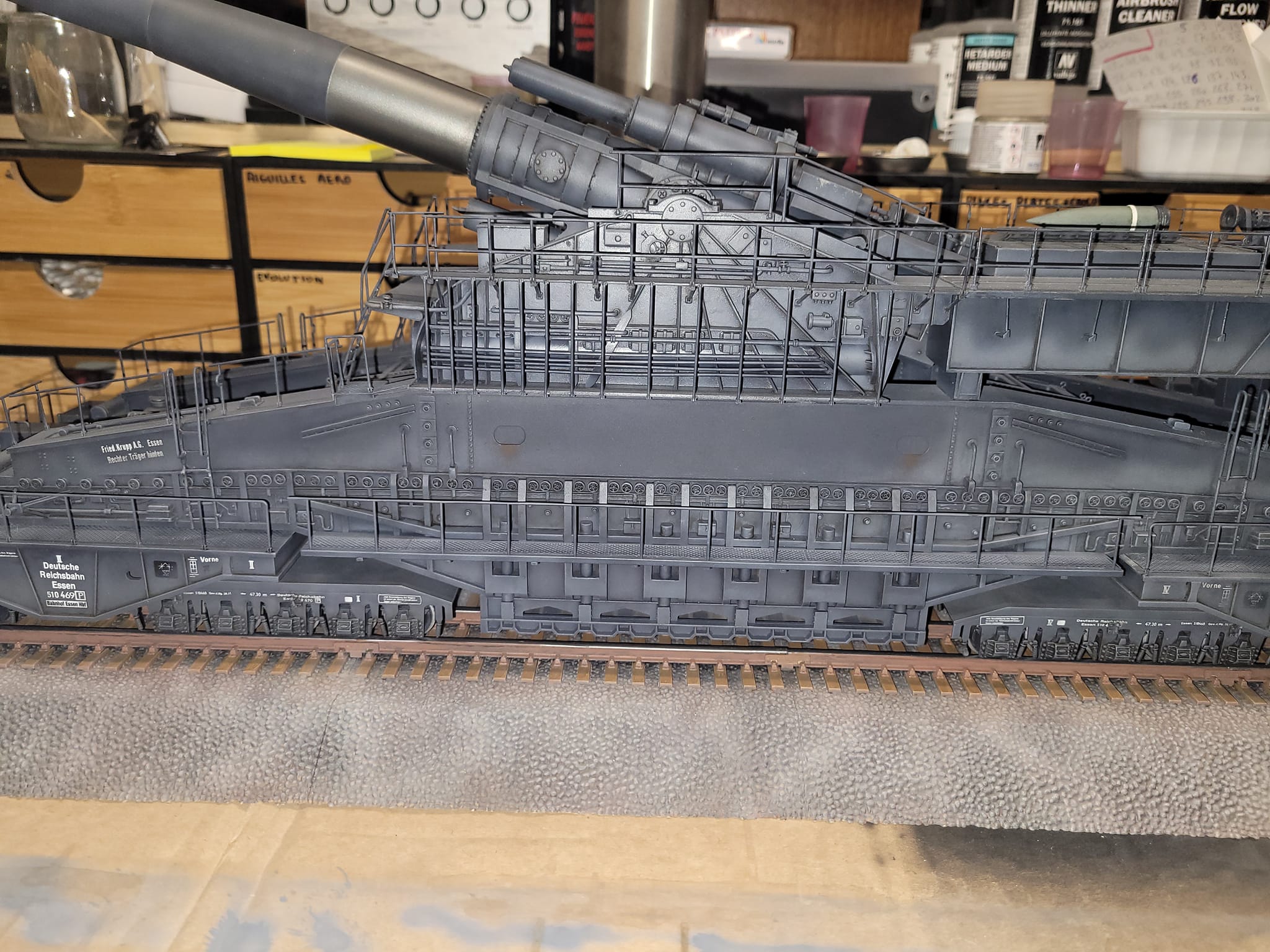 Test du kit Hobby Boss 82911 : canon ferroviaire Dora 80 cm