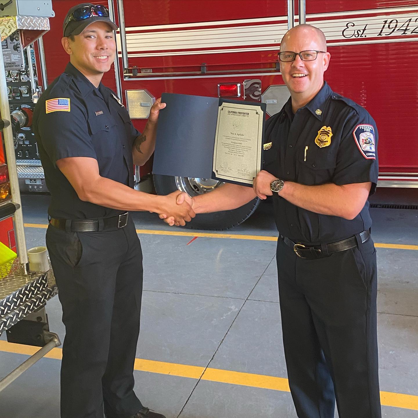 Federal Fire Department Concord-US Army, MOTCO F&ES - Fire Chief Carson ...
