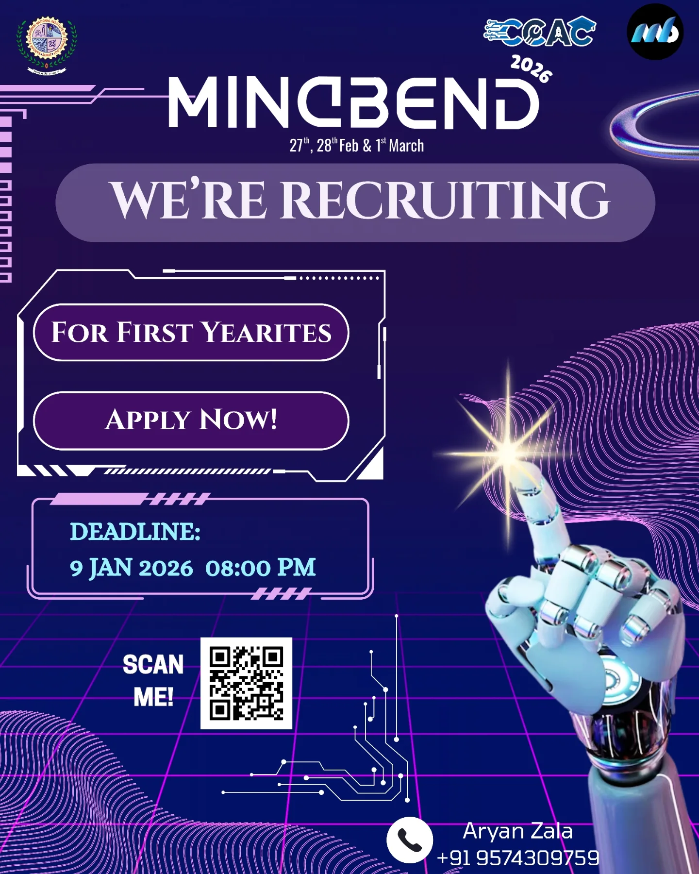 Mindbend - Mindbend 2026 is recruiting! Calling all First Yearites ⚡ ...
