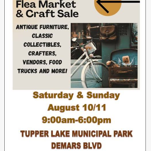 Tupper - Calling All Vendors! Sign up now for the Tupper Lake Flea ...