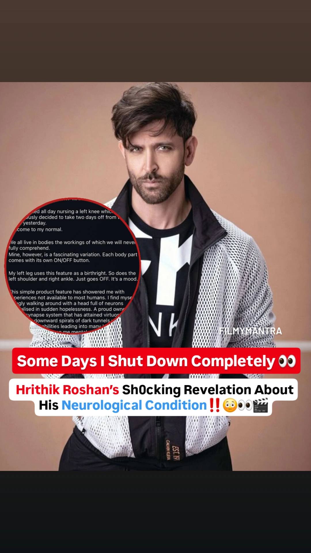 Filmymantra One - Hrithik Roshan has opened up about... | Facebook