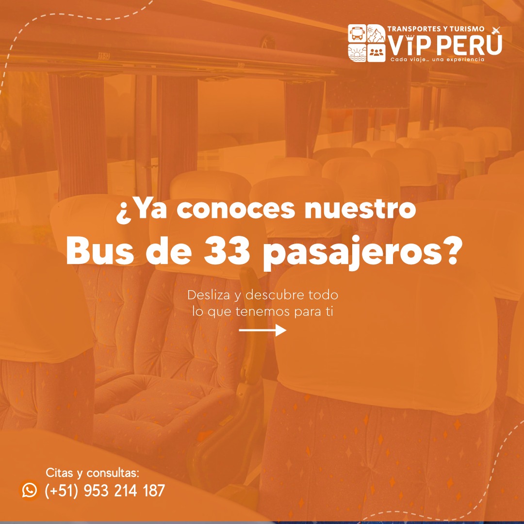 ¡Hola! ¡Viajar en grande y con... - TRANSPORTES VIP PERU