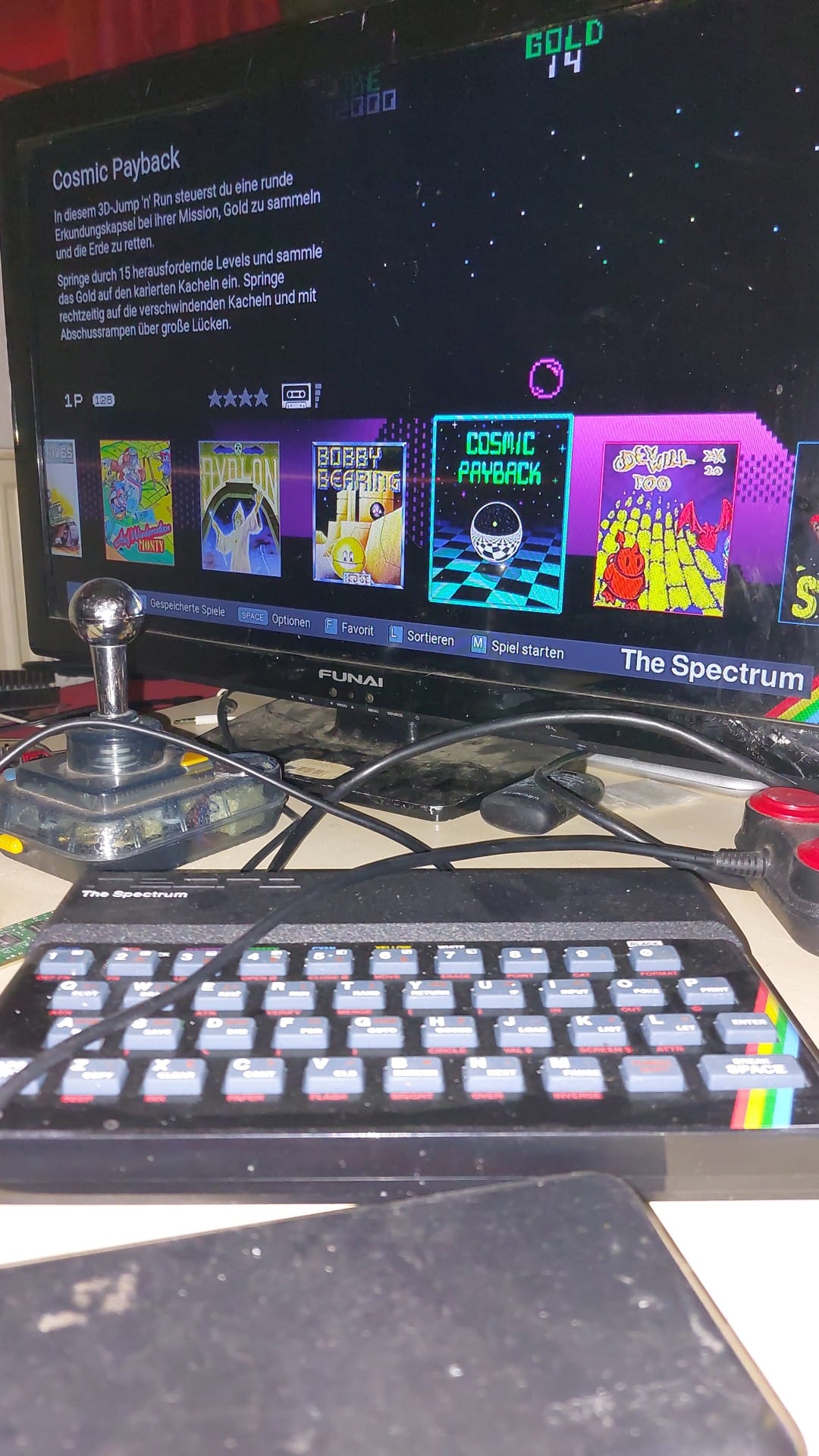 What games are similar to Cosmic Payback on The Spectrum?