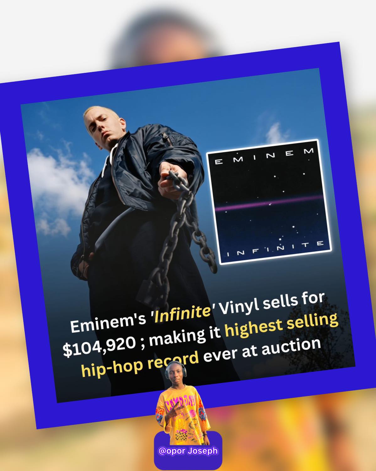 Eminem's Infinite Vinyl Record: A Rare Collectible