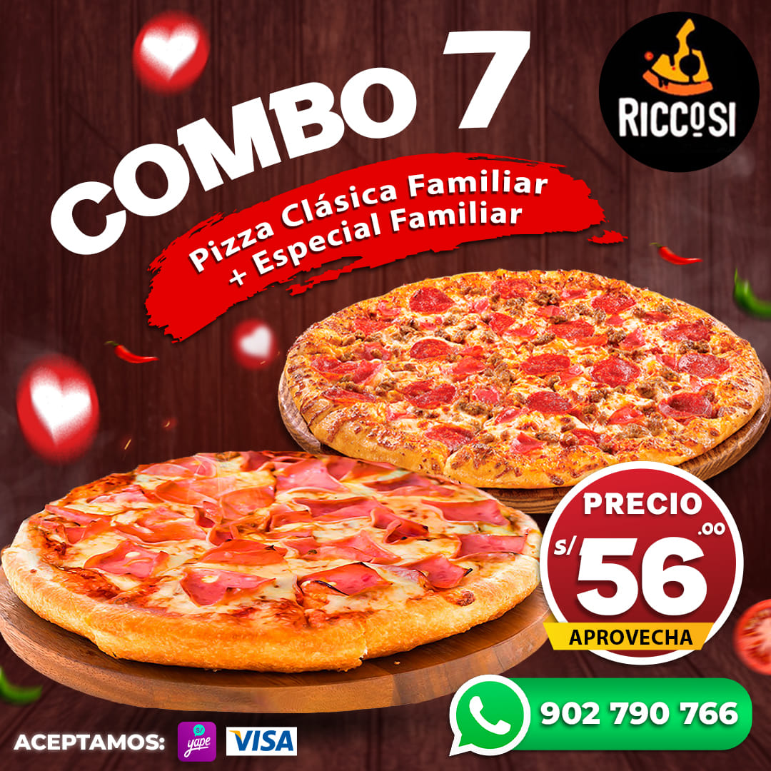 PIZZA Riccosi | Lima