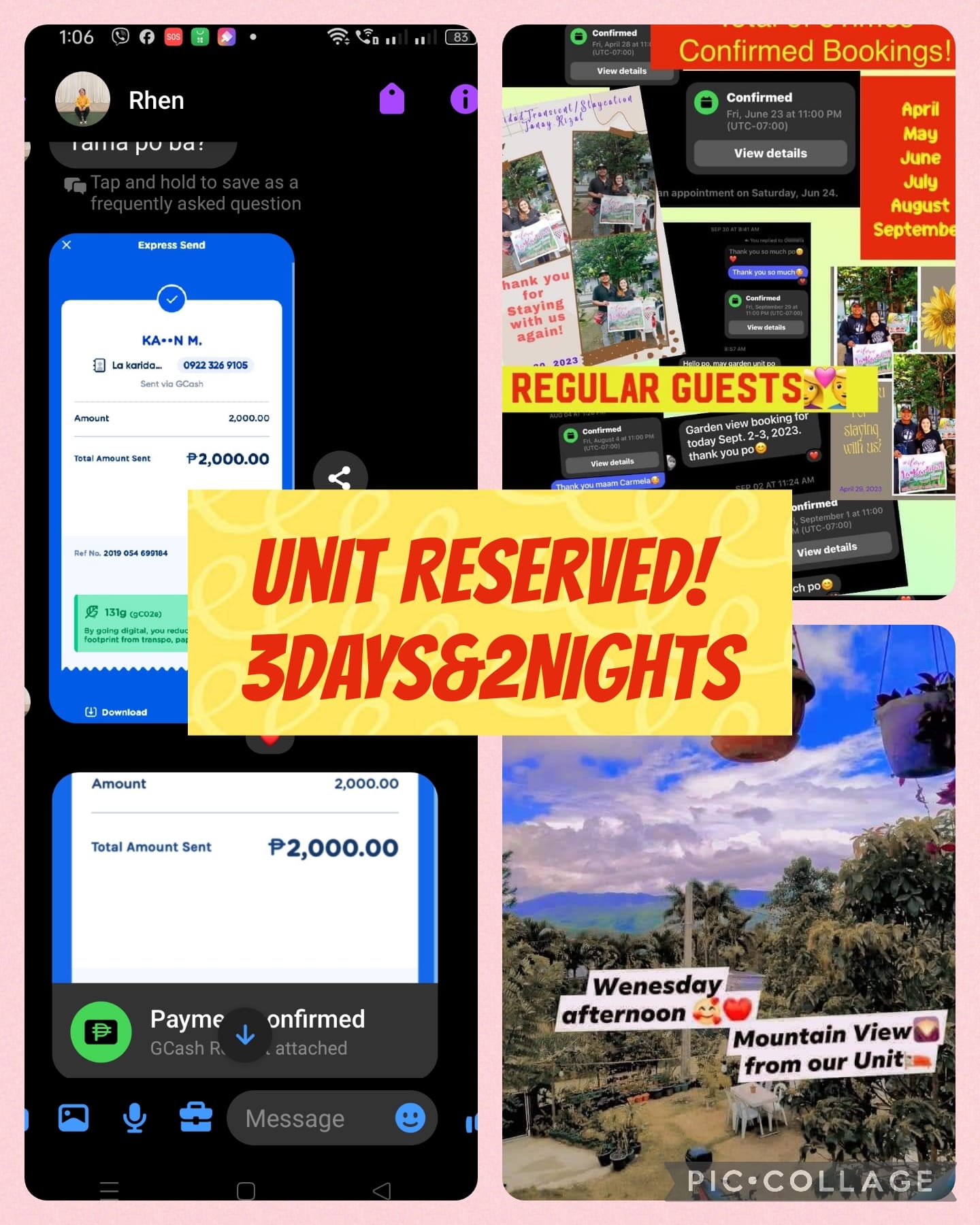 La - ️👍UNIT SUCCESSFULLY RESERVED‼👍 ☑REPEAT GUEST👍👍 3DAYS & 2NIGHTS ...