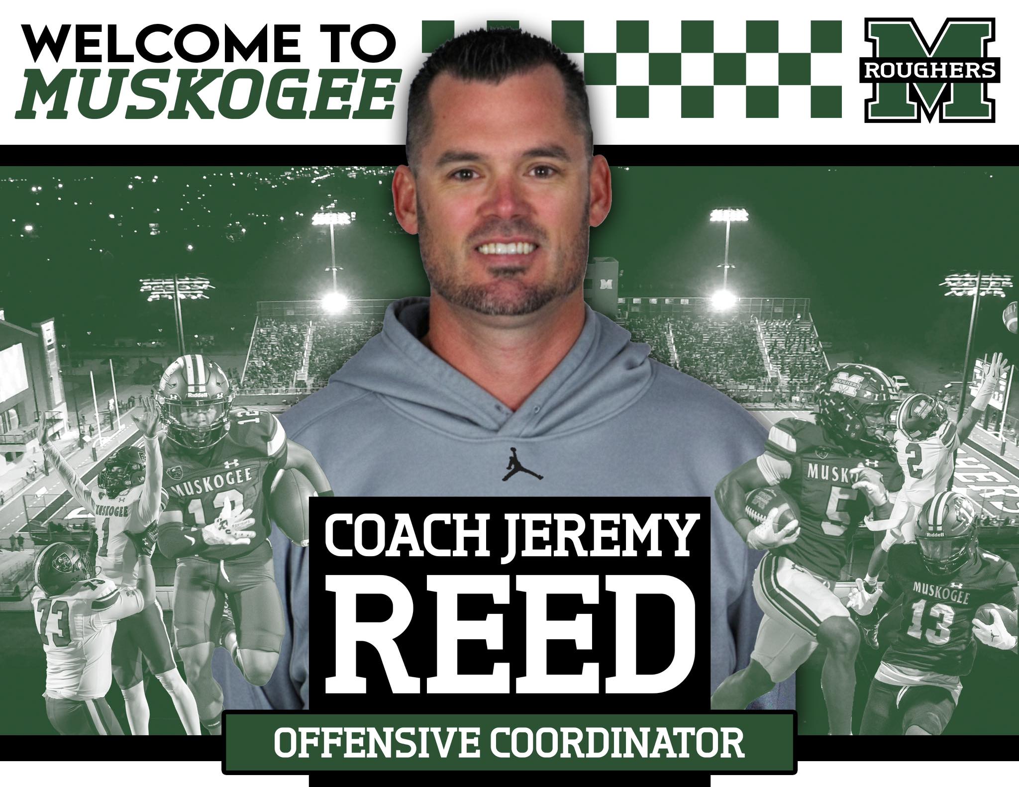 Muskogee - We are excited to welcome Coach Jeremy Reed to Rougher ...