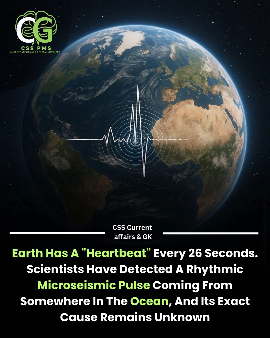 Scientists have detected a mysterious 26-second rhythmic pulse