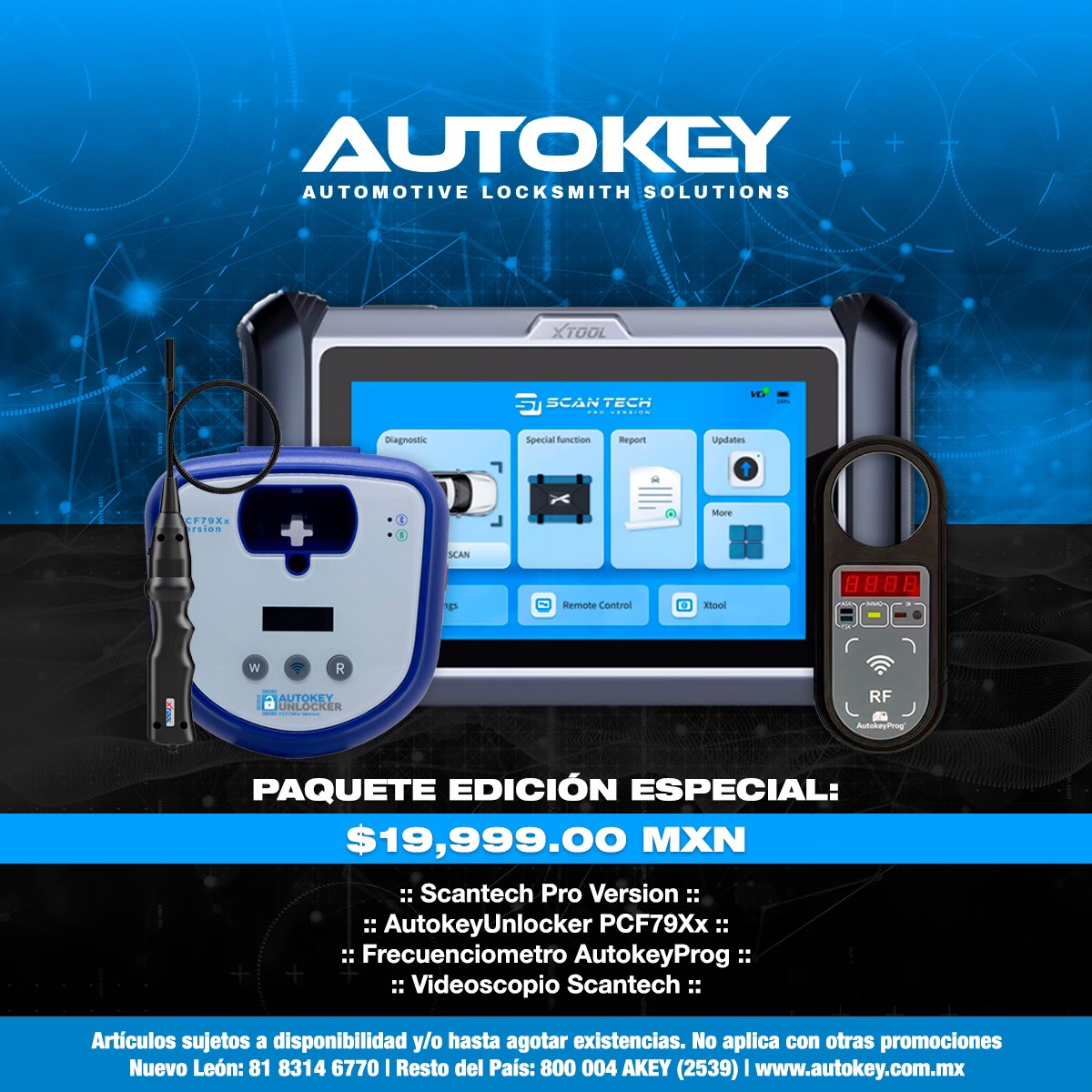 Autokey - ⚠️ Paquete edición especial ⚠️ - Scantech Pro...