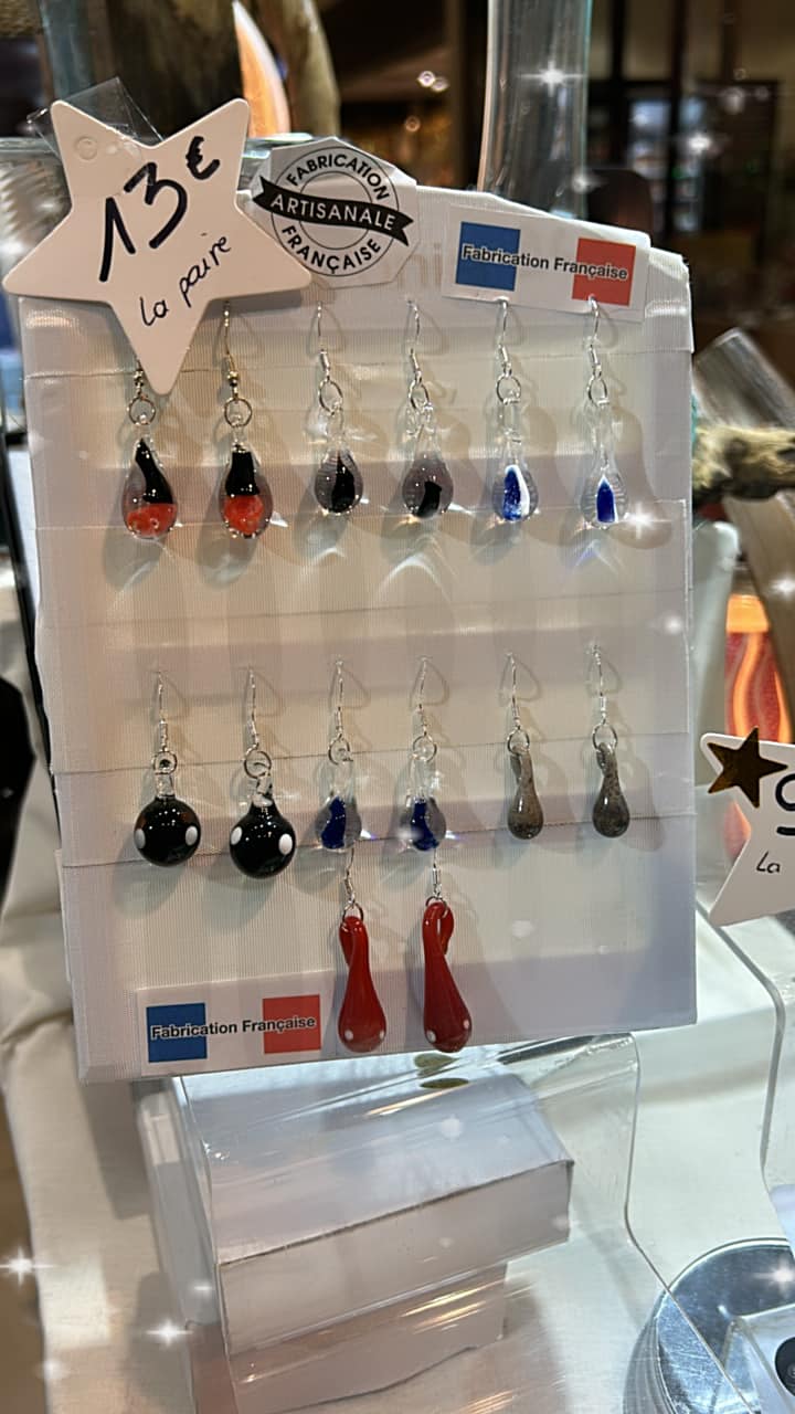 Boucles D'oreilles Pendantes En Argent Sterling Avec Turquoise - XXe Siècle, Occasion Très Bon état