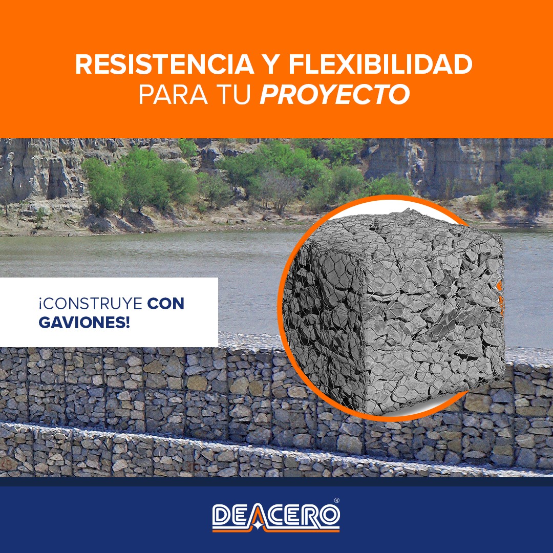 Grupo - Optimiza tu proyecto con los Gaviones DEACERO®. Estas cajas ...