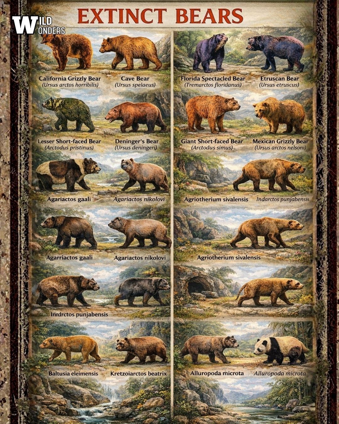 Wild - Bears once existed in far greater diversity than we see today ...