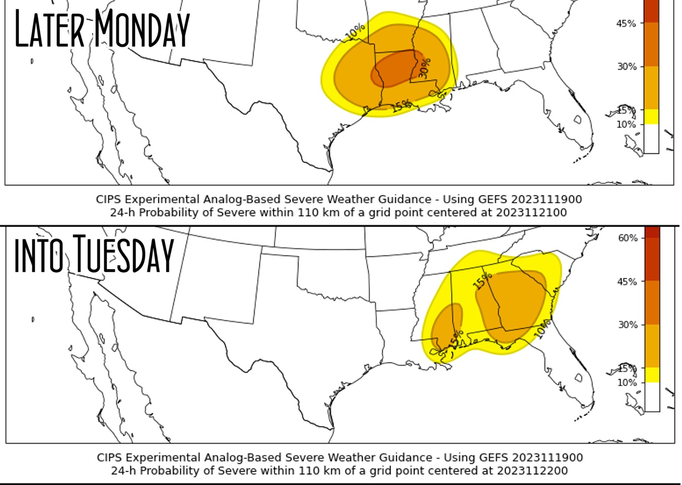 Strong storms expected tomorrow,... - Mike's Weather Page