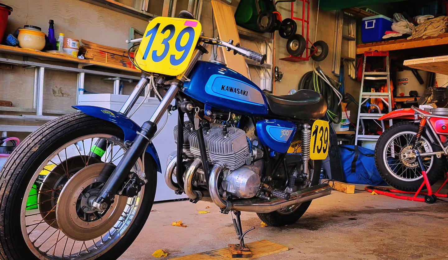 1971 Kawasaki H1 vintage motorcycle