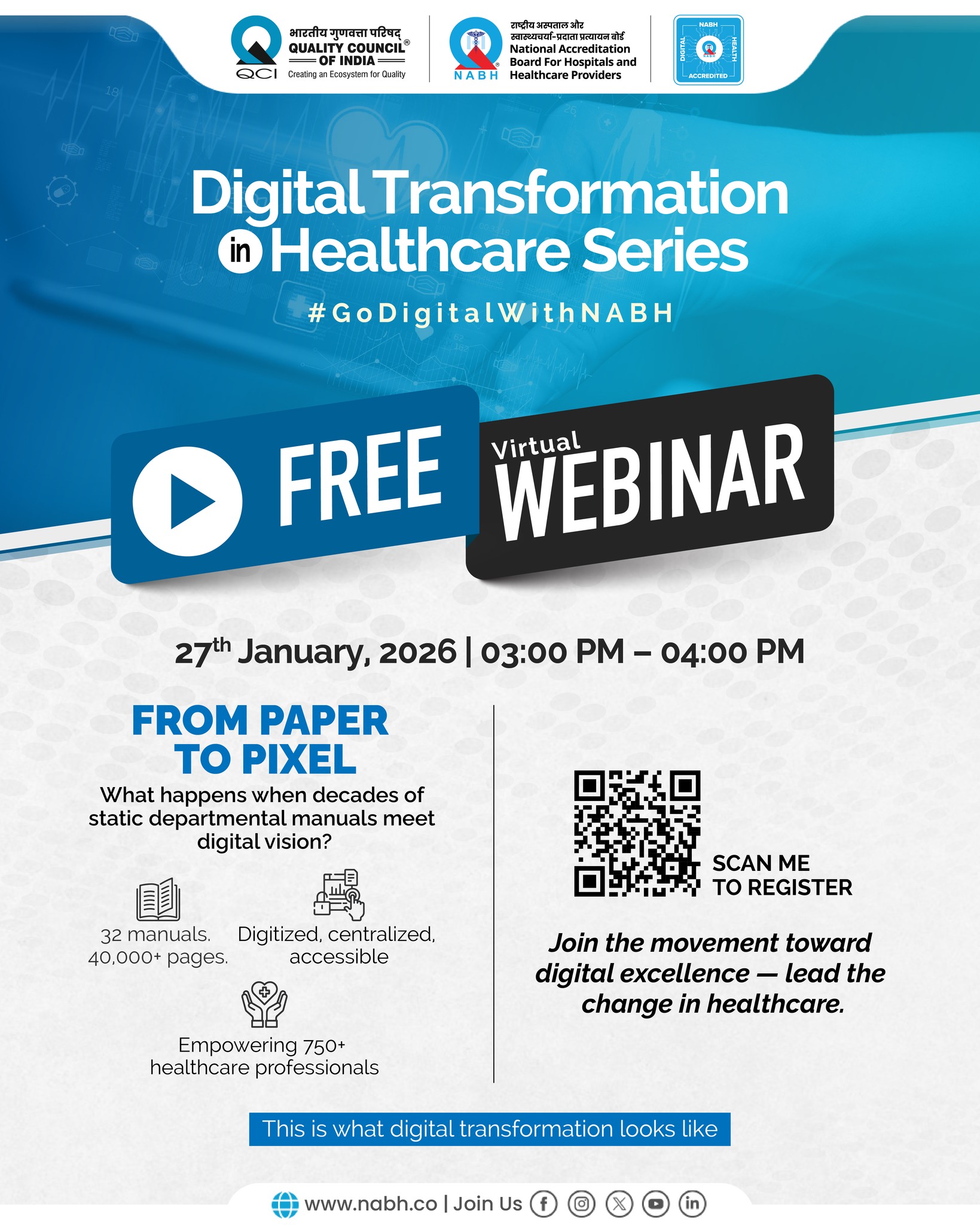 Join us for a FREE Webinar under the Digital Transformation in ...