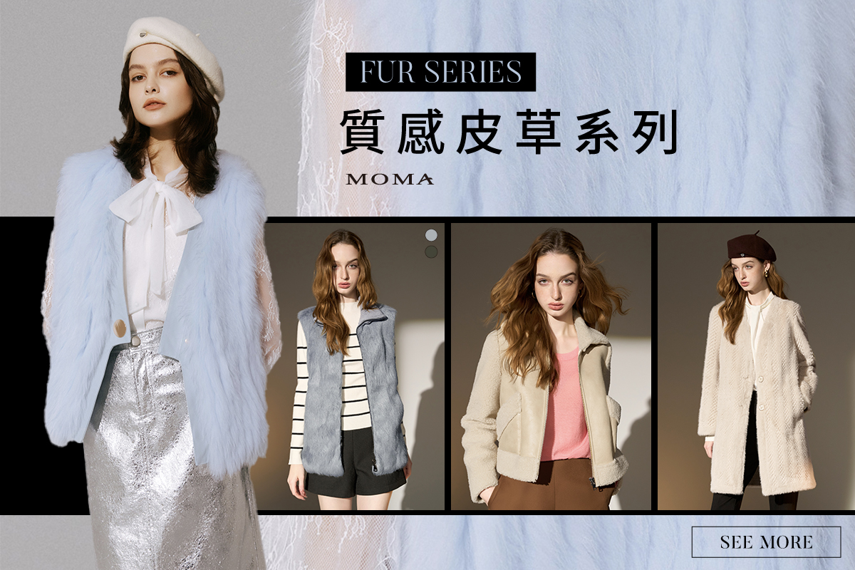 MOMA - 歡呼!!?? 是最受歡迎的皮草系列!!? 用暖呼呼的毛毛時尚單品 