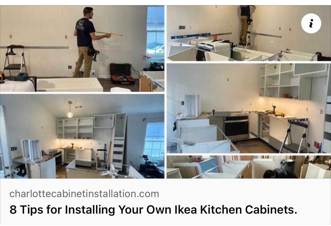 Charlotte - 8 Tips for installing your own IKEA kitchen cabinets. IKEA ...