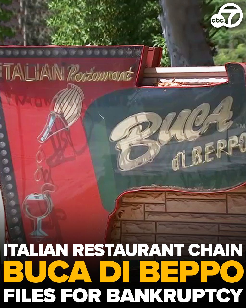 ABC7 - Italian-American restaurant chain Buca Di Beppo has filed for Chapter 11 bankruptcy ...