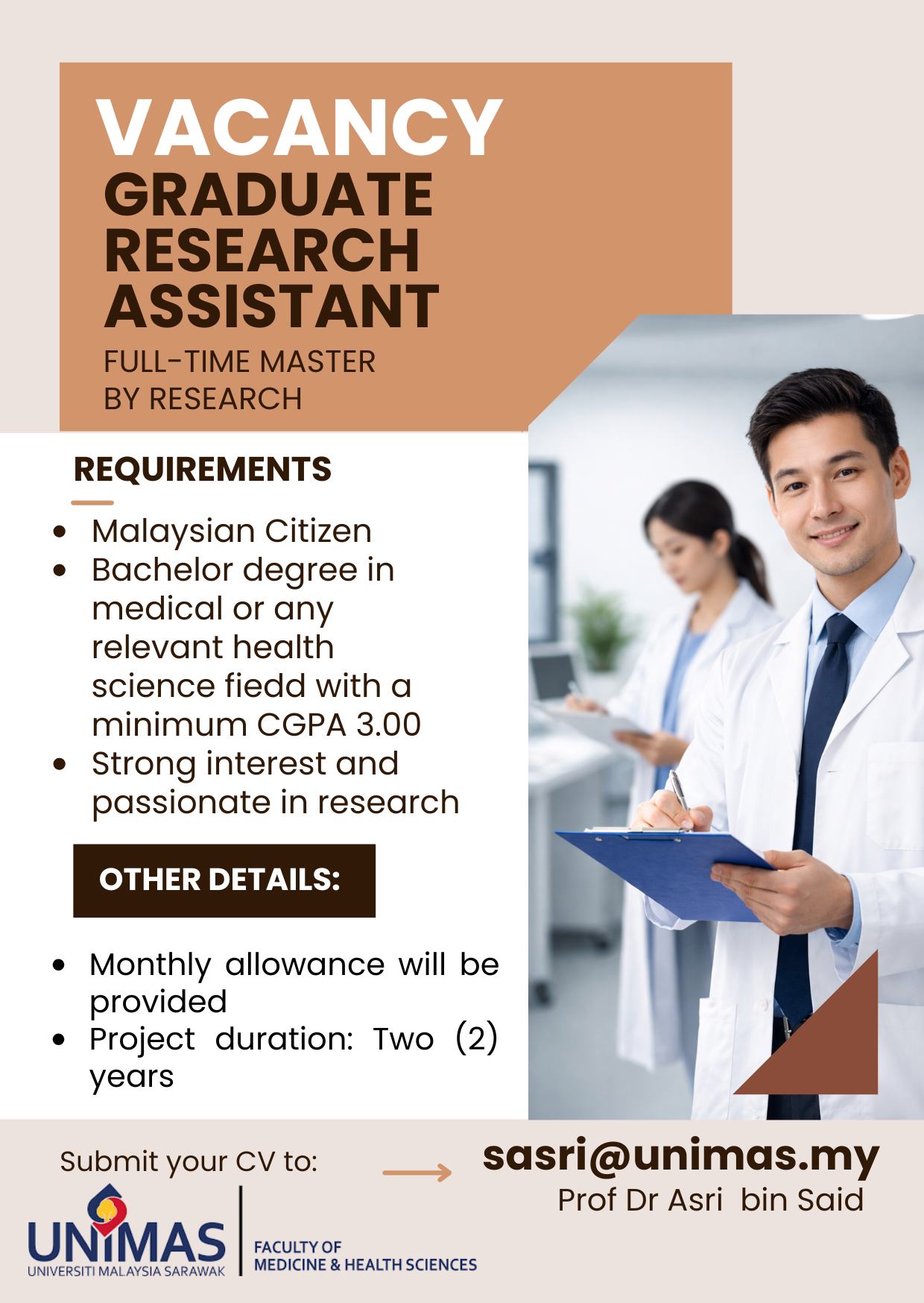 Faculty... - Faculty of Medicine and Health Sciences Unimas