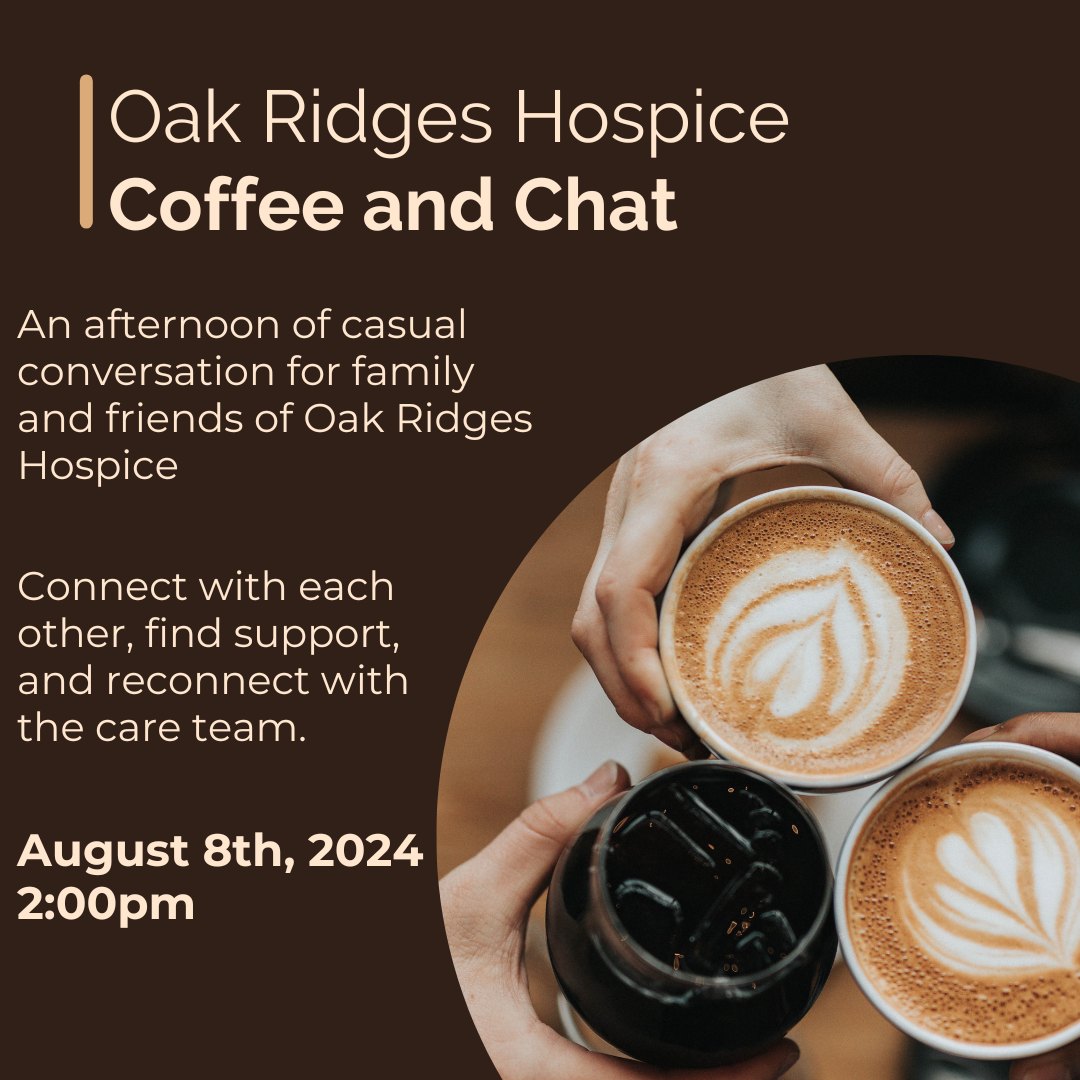 Oak - Join us for a warm and heartfelt Coffee & Chat Hour at Oak Ridges ...