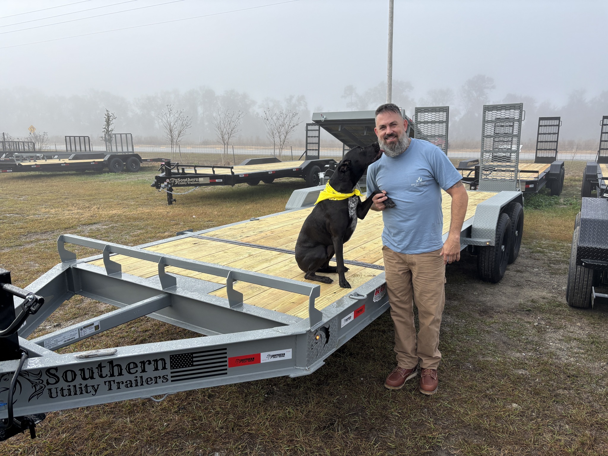 K & - Huge Thanks to Steven and his pup for choosing K&B Trailer Sales ...