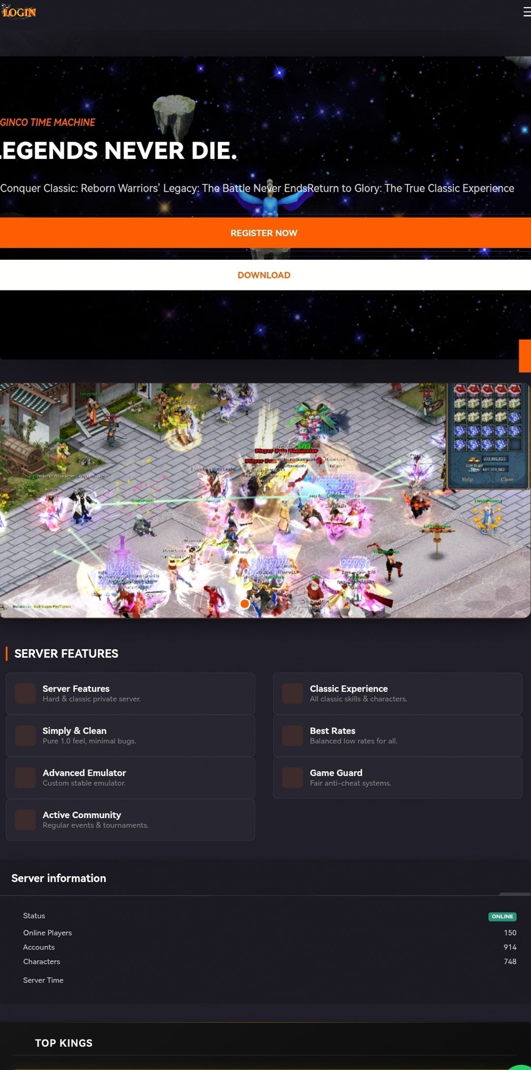 🔥 The server is FULL of players... - Login ConquerClassic | Facebook