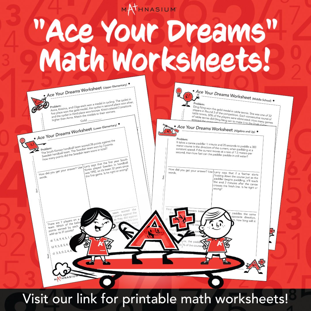 Mathnasium - 🚨 #MathActivity! Did you know our #AceYourDreams webpage ...