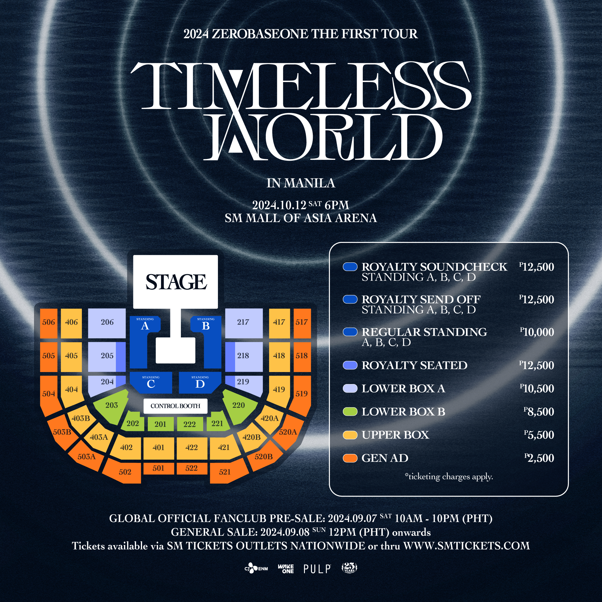 So let us show ya the seatplan for 2024 ZEROBASEONE THE FIRST TOUR
