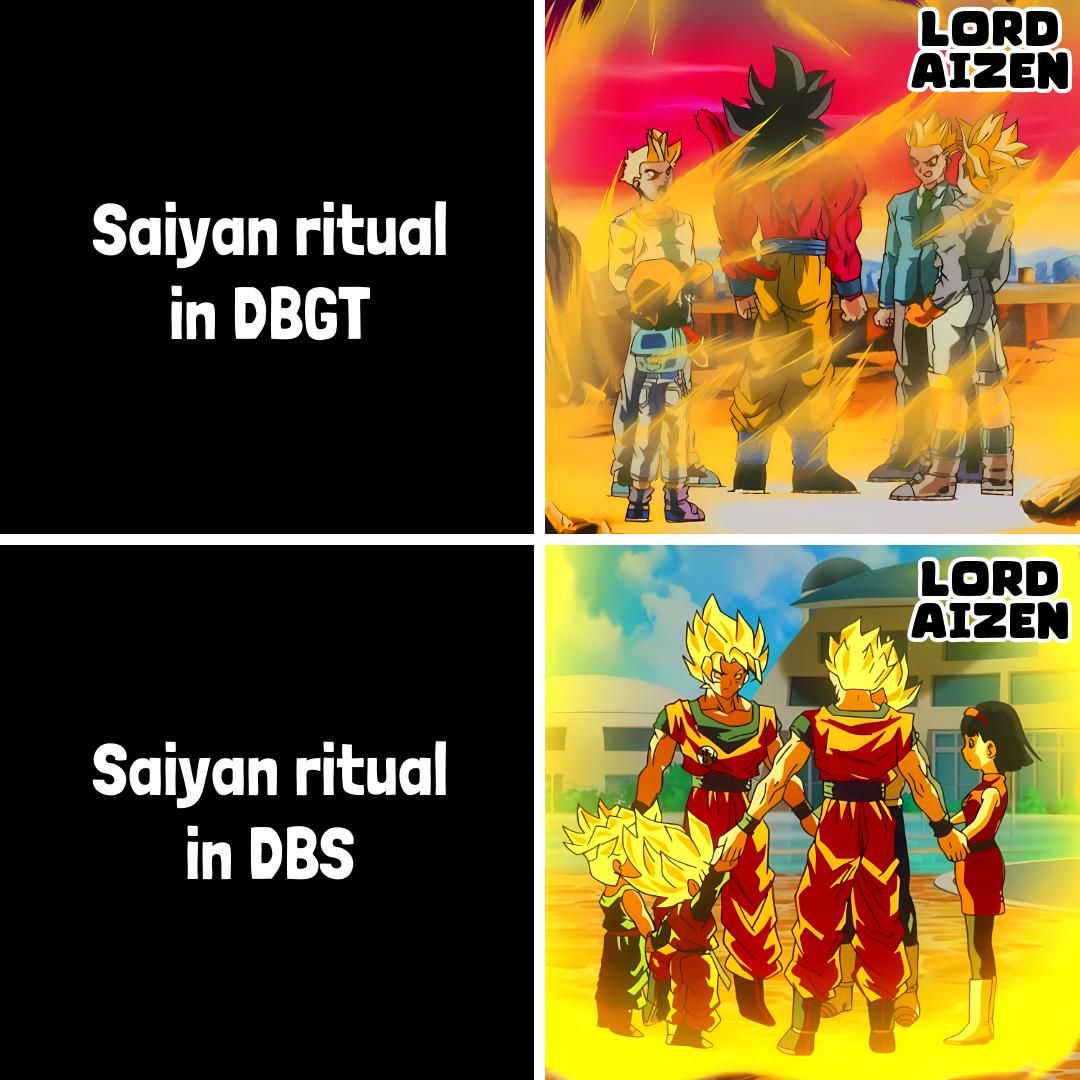 Lord Aizen - Which Saiyan Ritual do you prefer, OG or remake? | Facebook