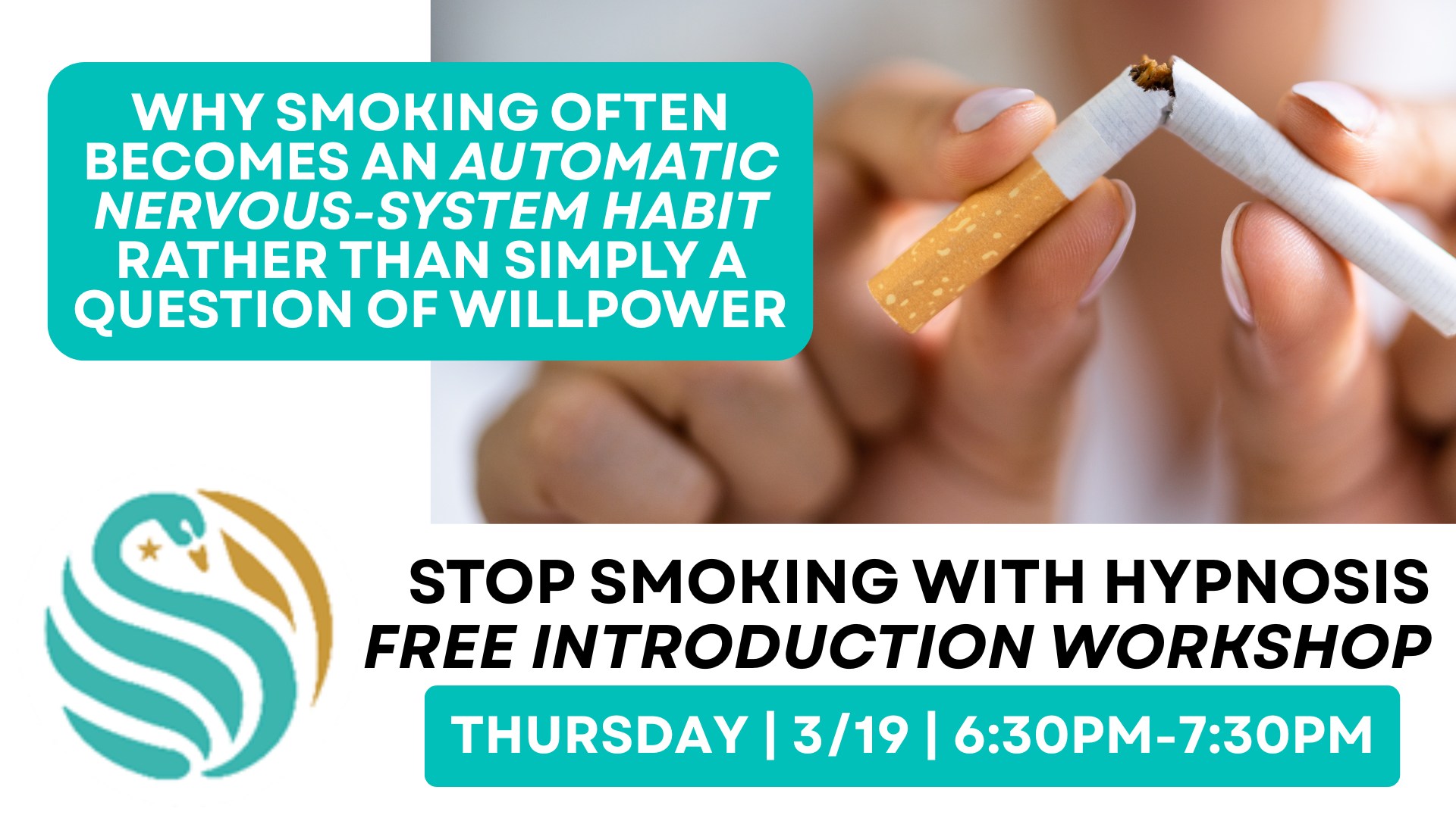 Stop Smoking with Hypnosis – Free Introduction Workshop