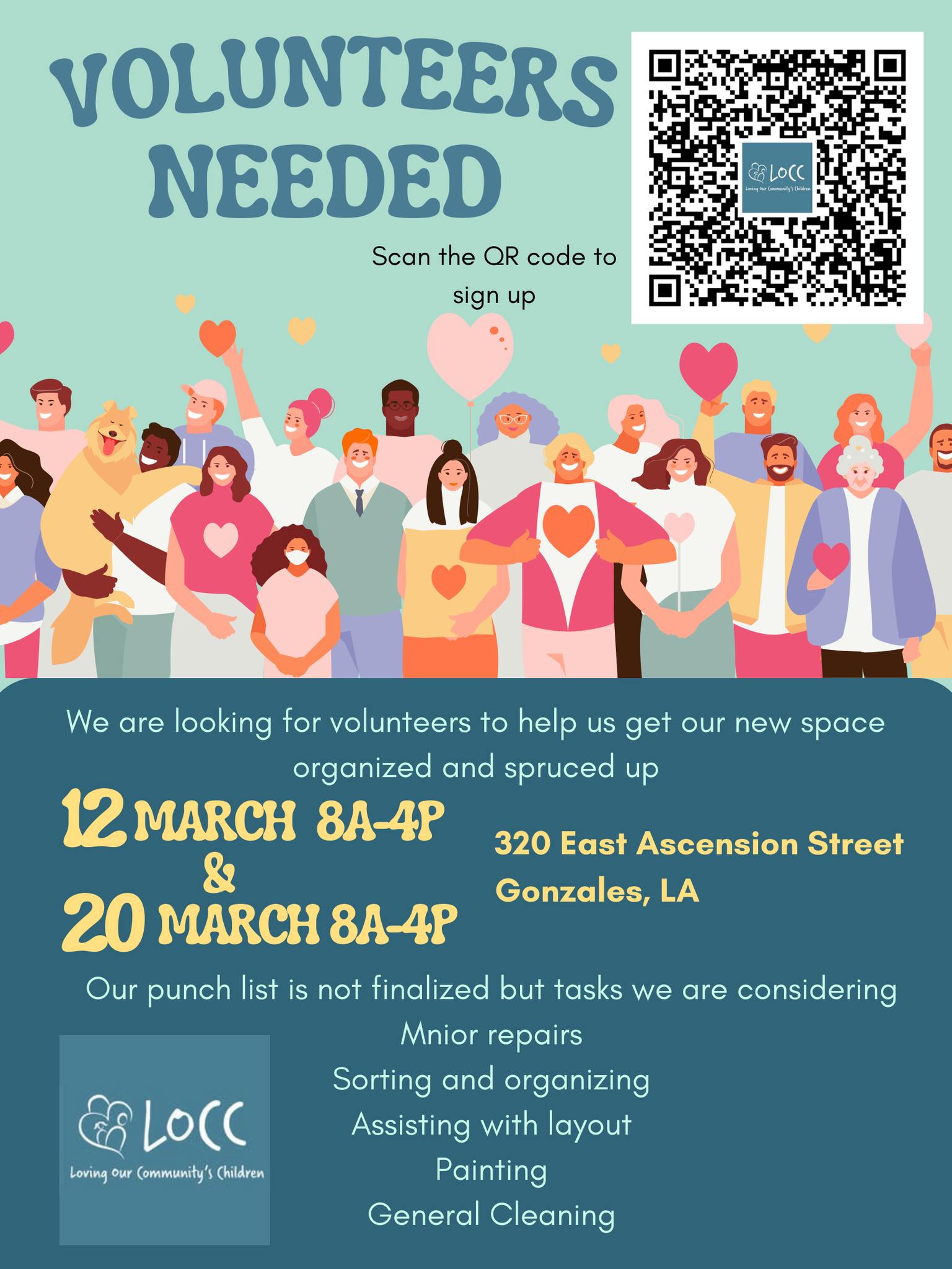 LOCC Gonzales Workday- March 20, 2026