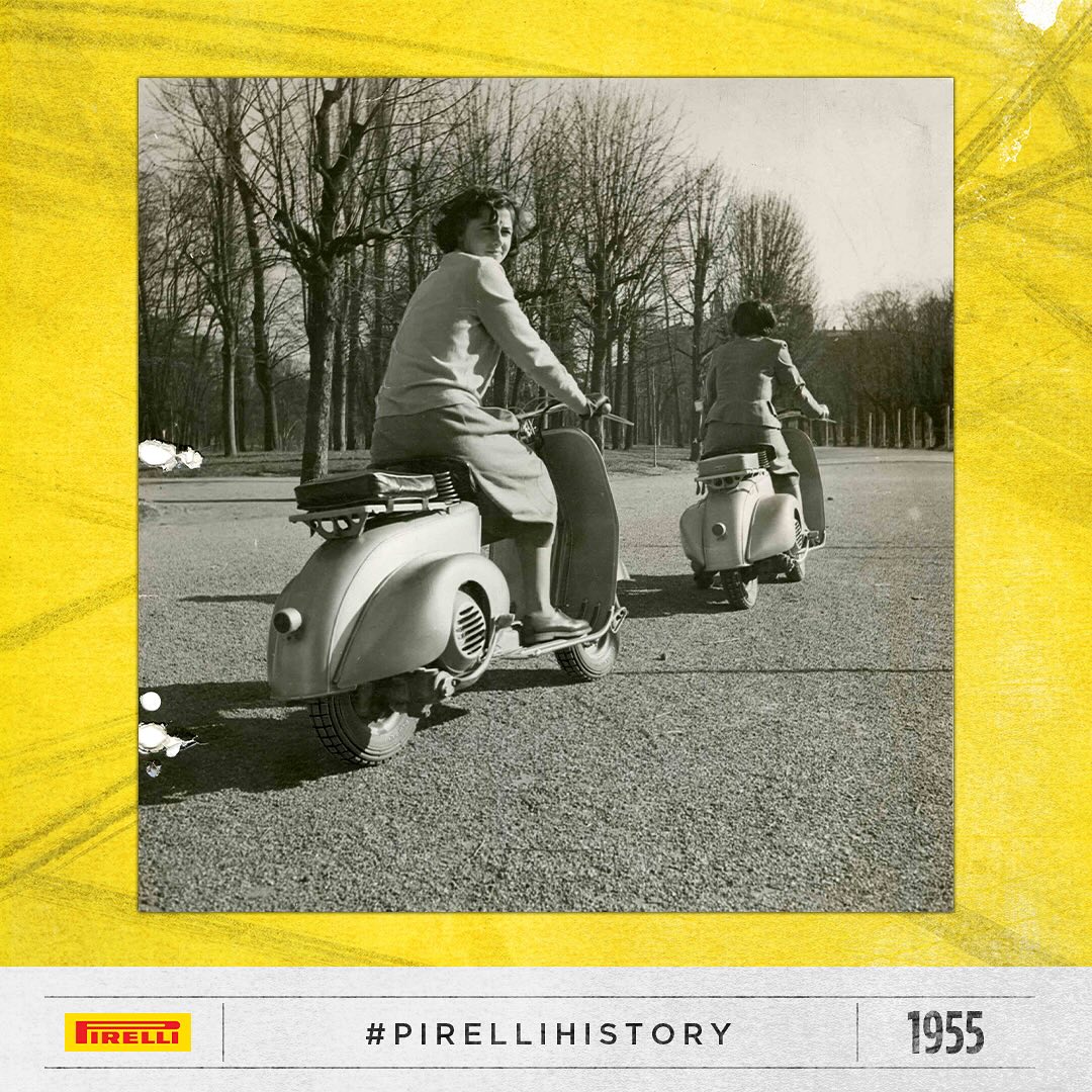1950s: Piaggio launches the calendar trend to draw attention to