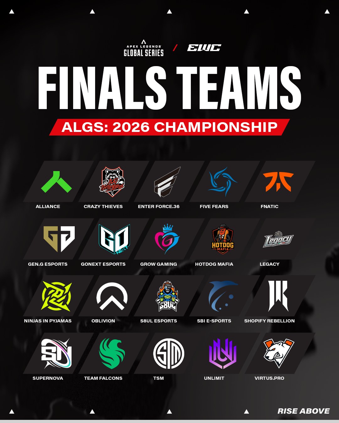 Esports - Twenty teams remain. One title awaits. Meet the squads ...