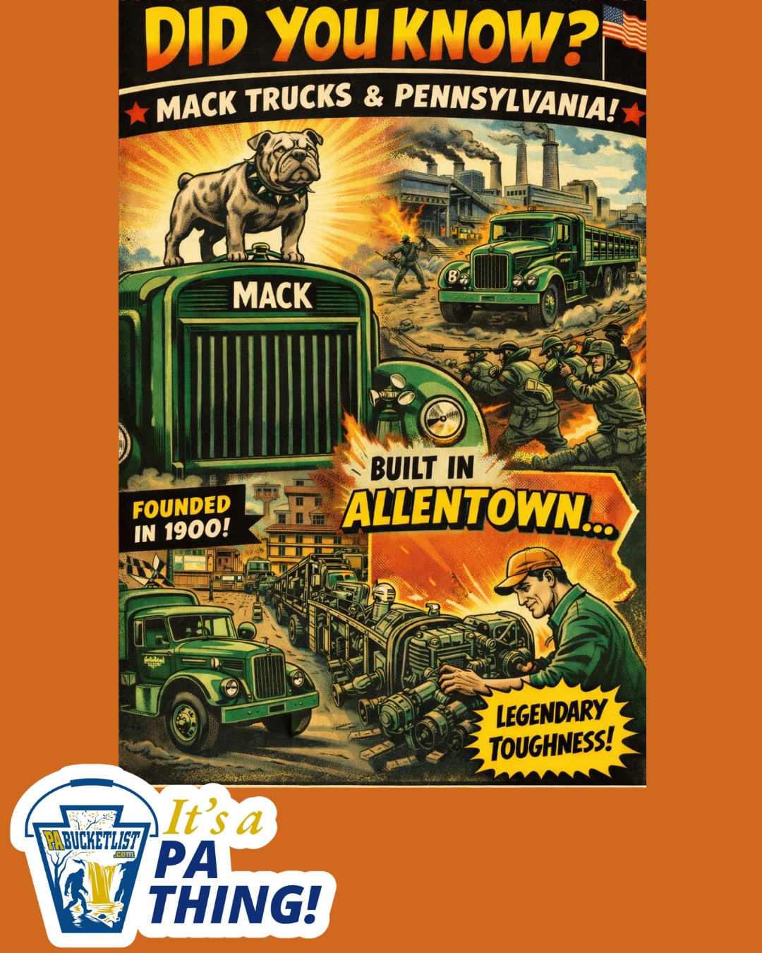 PA - Did you know? 🚚 Mack Trucks has deep roots in Pennsylvania and ...